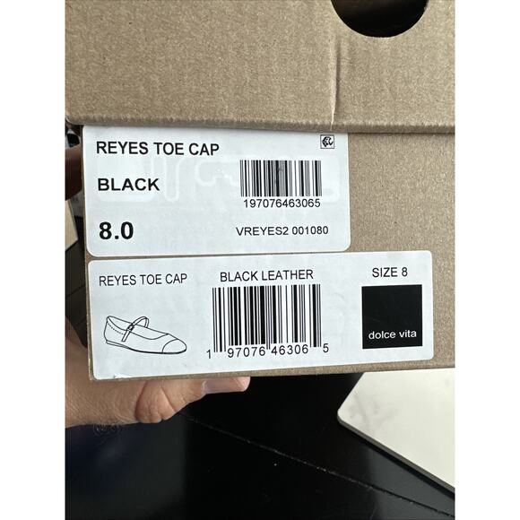 Dolce Vita Womens Reyes Toe Cap Leather Ballet Flats Size 8 (MSRP $130) New - Picture 7 of 7